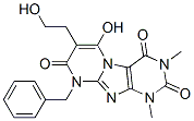 6-羥基-7-(2-羥基乙基)-1,3-二甲基-9-(苯基甲基)-嘧啶并[2,1-f]嘌呤-2,4,8(1H,3H,9H)-三酮結(jié)構(gòu)式_91285-16-4結(jié)構(gòu)式