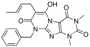 (9CI)-7-(2-丁烯)-6-羥基-1,3-二甲基-9-(苯基甲基)-嘧啶并[2,1-f]嘌呤-2,4,8(1H,3H,9H)-三酮結(jié)構(gòu)式_91285-26-6結(jié)構(gòu)式