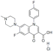 Difluoxacin hydrochloride Structure,91296-86-5Structure