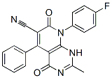 (9CI)-8-(4-氟苯基)-1,4,7,8-四氫-2-甲基-4,7-二氧代-5-苯基吡啶并[2,3-d]嘧啶-6-甲腈結(jié)構(gòu)式_912966-13-3結(jié)構(gòu)式