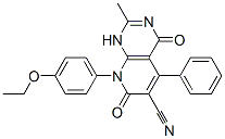 (9CI)-8-(4-乙氧基苯基)-1,4,7,8-四氫-2-甲基-4,7-二氧代-5-苯基吡啶并[2,3-d]嘧啶-6-甲腈結(jié)構(gòu)式_912966-14-4結(jié)構(gòu)式