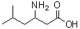 (R)-3-氨基-5-甲基己酸結(jié)構(gòu)式_91298-67-8結(jié)構(gòu)式