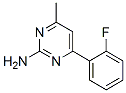 4-Methyl-6-(2-fluorophenyl)pyrimidin-2-amine Structure,913322-50-6Structure