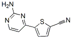 5-(2-Aminopyrimidin-4-yl)thiophene-2-carbonitrile Structure,913322-72-2Structure