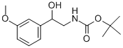 Tert-butyl 2-hydroxy-2-(3-methoxyphenyl)ethylcarbamate Structure,913642-59-8Structure