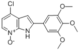 1H-Pyrrolo[2,3-b]pyridine,4-chloro-2-(3,4,5-trimethoxyphenyl)-,7-oxide Structure,913698-80-3Structure