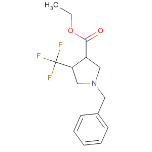 Ethyl 1-benzyl-4-trifluoromethylpyrrolidine-3-carboxylate Structure,913744-78-2Structure