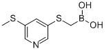 (5-(Methylthio)pyridin-3-ylthio)methylboronic acid Structure,913835-66-2Structure