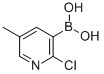 2-Chloro-5-methylpyridine-3-boronic acid Structure,913835-86-6Structure