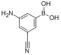 3-Amino-5-cyanophenylboronic acid Structure,913943-05-2Structure