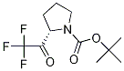 (S)-2-(2,2,2-三氟乙?；?吡咯烷-1-羧酸叔丁酯結(jié)構(gòu)式_913979-70-1結(jié)構(gòu)式