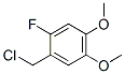 4,5-Dimethoxy-2-fluorobenzyl chloride Structure,91407-48-6Structure