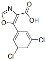 5-(3,5-二氯苯基)-4-噁唑羧酸結(jié)構(gòu)式_914220-28-3結(jié)構(gòu)式