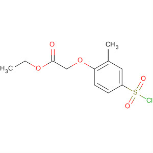 Ethyl 2-(4-(chlorosulfonyl)-2-methylphenoxy)acetate Structure,91427-62-2Structure