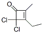 2-Cyclobuten-1-one, 4,4-dichloro-3-ethyl-2-methyl- Structure,914295-47-9Structure