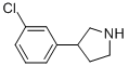 3-(3-Chlorophenyl)pyrrolidine Structure,914299-59-5Structure