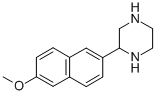 2-(6-Methoxynaphthalen-2-yl)piperazine Structure,914348-90-6Structure