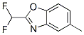 2-(Difluoromethyl)-5-methylbenzo[d]oxazole Structure,91437-10-4Structure