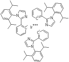 Tris[1-(2,6-diisopropylphenyl)-2-phenyl-1h-imidazole]iridium(iii) Structure,914394-25-5Structure