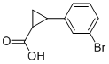 2-(3-Bromophenyl)cyclopropanecarboxylic acid Structure,91445-84-0Structure