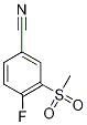 4-氟-3-(甲基磺?；?苯甲腈結(jié)構(gòu)式_914636-47-8結(jié)構(gòu)式