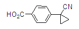 4-(1-Cyanocyclopropyl)benzoic acid Structure,915020-91-6Structure