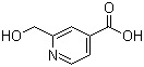 4-Pyridinecarboxylic acid, 2-(hydroxymethyl)- Structure,915140-06-6Structure