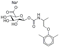 Mexiletine n-carbonyloxy beta-d-glucuronide sodium salt Structure,915202-34-5Structure