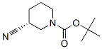 1-Piperidinecarboxylic acid, 3-cyano-, 1,1-dimethylethyl ester, (3R)- Structure,915226-44-7Structure