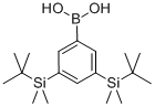 Boronic acid, B-[3,5-bis[(1,1-dimethylethyl)dimethylsilyl]phenyl]- Structure,915230-76-1Structure