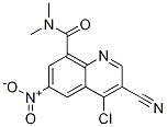 4-Chloro-3-cyano-n,n-dimethyl-6-nitro-8-quinolinecarboxamide Structure,915369-18-5Structure