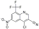 4-Chloro-6-nitro-8-(trifluoromethyl)-3-quinolinecarbonitrile Structure,915369-70-9Structure