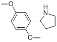 2-(2,5-Dimethoxyphenyl)pyrrolidine Structure,91564-44-2Structure