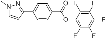 Pentafluorophenyl 4-(1-methyl-1h-pyrazol-3-yl)benzoate Structure,915707-42-5Structure