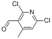 2,6-Dichloro-4-methylpyridine-3-carboxaldehyde Structure,91591-70-7Structure