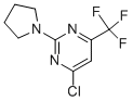 4-Chloro-2-pyrrolidin-1-yl-6-(trifluoromethyl)pyrimidine Structure,915922-37-1Structure