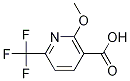 2-Methoxy-6-(trifluoromethyl)nicotinic acid Structure,916160-41-3Structure