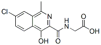 n-[(7-氯-4-羥基-1-甲基-3-異喹啉)羰基]-甘氨酸結(jié)構(gòu)式_916171-78-3結(jié)構(gòu)式