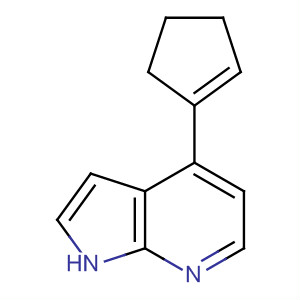 4-Cyclopentenyl-1h-pyrrolo[2,3-b]pyridine Structure,916172-27-5Structure