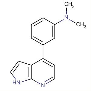 Dimethyl-[3-(1h-pyrrolo[2,3-b]pyridin-4-yl)-phenyl]amine Structure,916172-31-1Structure