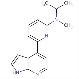 N-isopropyl-n-methyl-6-(1h-pyrrolo[2,3-b]pyridin-4-yl)pyridin-2-amine Structure,916172-61-7Structure