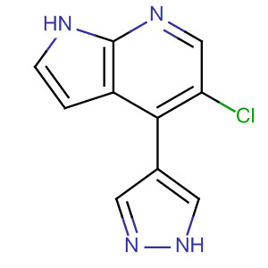 5-Chloro-4-(1h-pyrazol-4-yl)-1h-pyrrolo[2,3-b]pyridine Structure,916172-80-0Structure