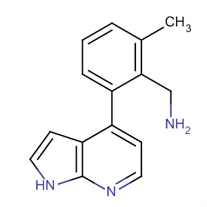 Methyl-[3-(1h-pyrrolo[2,3-b]pyridin-4-yl)-benzyl]-amine Structure,916172-84-4Structure