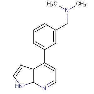 Dimethyl-[3-(1h-pyrrolo[2,3-b]pyridin-4-yl)-benzyl]-amine Structure,916172-85-5Structure