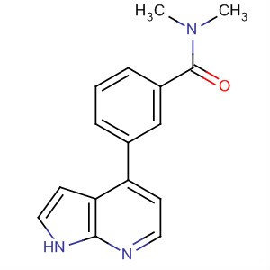 N,n-dimethyl-3-(1h-pyrrolo[2,3-b]pyridin-4-yl)-benzamide Structure,916172-92-4Structure