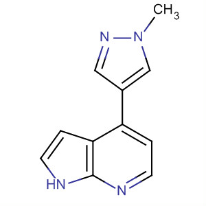 4-(1-Methyl-1h-pyrazol-4-yl)-1h-pyrrolo[2,3-b]pyridine Structure,916173-11-0Structure