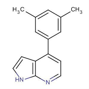 4-(3,5-Dimethyl-phenyl)-1h-pyrrolo[2,3-b]pyridine Structure,916173-12-1Structure