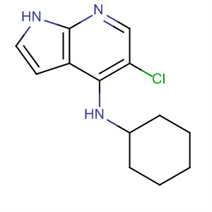 5-Chloro-n-cyclohexyl-1h-pyrrolo[2,3-b]pyridin-4-amine Structure,916173-26-7Structure