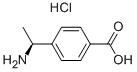 (S)-4-(1-氨基-乙基)-苯甲酸鹽酸鹽結(jié)構(gòu)式_916211-64-8結(jié)構(gòu)式