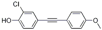 2-Chloro-4-[2-(4-methoxyphenyl)ethynyl]phenol Structure,916502-26-6Structure